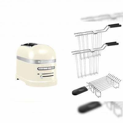 KitchenAid Set 2, 2-Scheiben Toaster Artisan 5KMT2204 Crème
