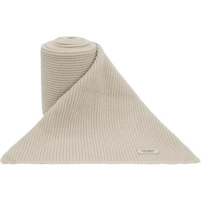 Strickschal CHILLOUTS "Gori Scarf", Damen, beige (natural), Strick, Obermaterial: 100% Polyester, Modetücher, Zeitloser, wärmender Strickschal