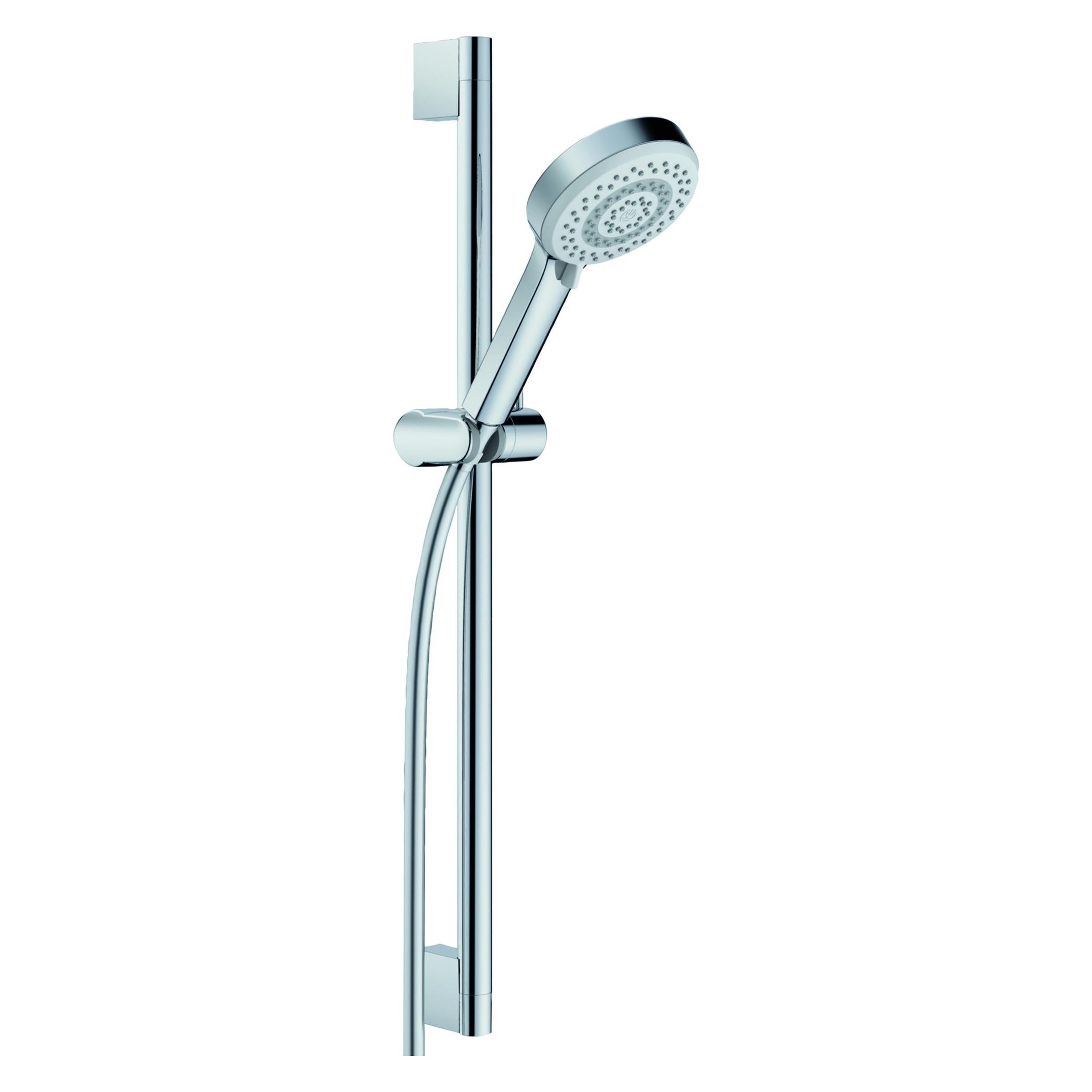 Kludi DIVE Set de douches DIVE S, longueur 600mm, douchettes avec 3 types de jets, Eco, 6863005-00 (6863005-00)