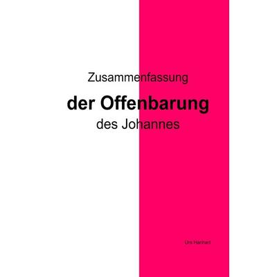 Zusammenfassung der Offenbarung des Johannes, Taschenbuch von Urs Hanhart, Epubli, 978-3-7598-4148-3