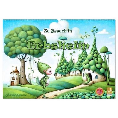 Zu Besuch in Erbsheim (Wandkalender 2027 DIN A2 quer), CALVENDO Monatskalender