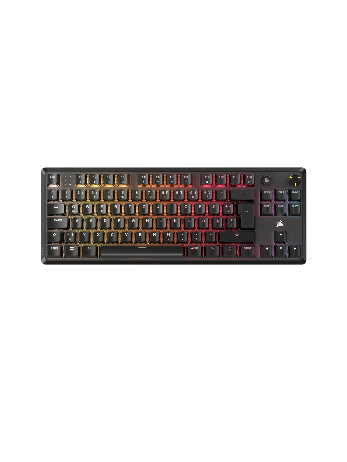 Corsair K70 Core TKL - Gaming Tastatur - 80% - Deutsch - Schwarz