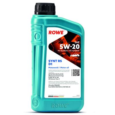 ROWE Motoröl HIGHTEC SYNT RS D1 SAE 5W-20 [1 L] 20342-0010-99