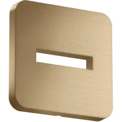 hansgrohe AXOR ShowerSolutions Rosette, softsquare, 130x130mm, 35214140, Farbe: Brushed Bronze
