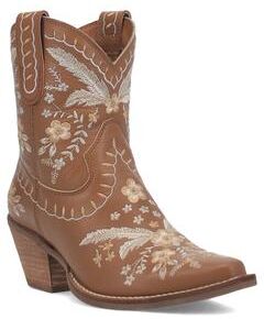 Women's Primrose Mid Calf Western Boot by Dingo in Brown (Size 9 M)