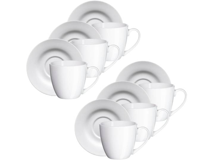 MÄSER Espressotassen-Set 12-tlg. Modesta weiss Porzellan
