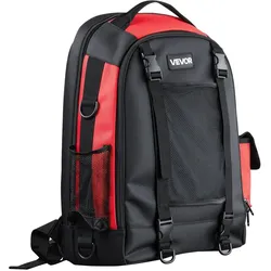 VEVOR Schweißrucksack 25,2 L, 1680D hochdichtes Polyester-Extremausrüstungspaket mit Helmtasche, Mehrzweck-Ausrüstungsaufbewahrungstasche zum Schweißen, Outdoor-Camping, Wandern, 36x21x50cm