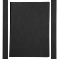 Clairefontaine 5x Notizbuch AgeBag A4 Leine liniert 96 Blatt - Schwarz 791461C