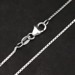 Drachensilber Venezianerkette 1mm 925 Silber diverse Längen 55cm - Silber
