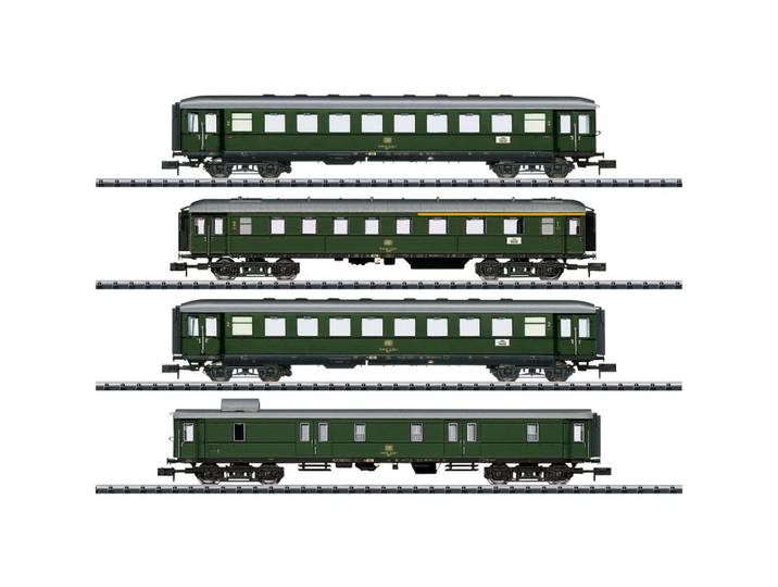 MiniTrix Personenwagen MiniTrix 18709 N 4er-Set Personenwag. Nahverkehr der DB, MHI