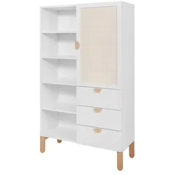 BÜCHERREGAL Laurie Weiß und Holz