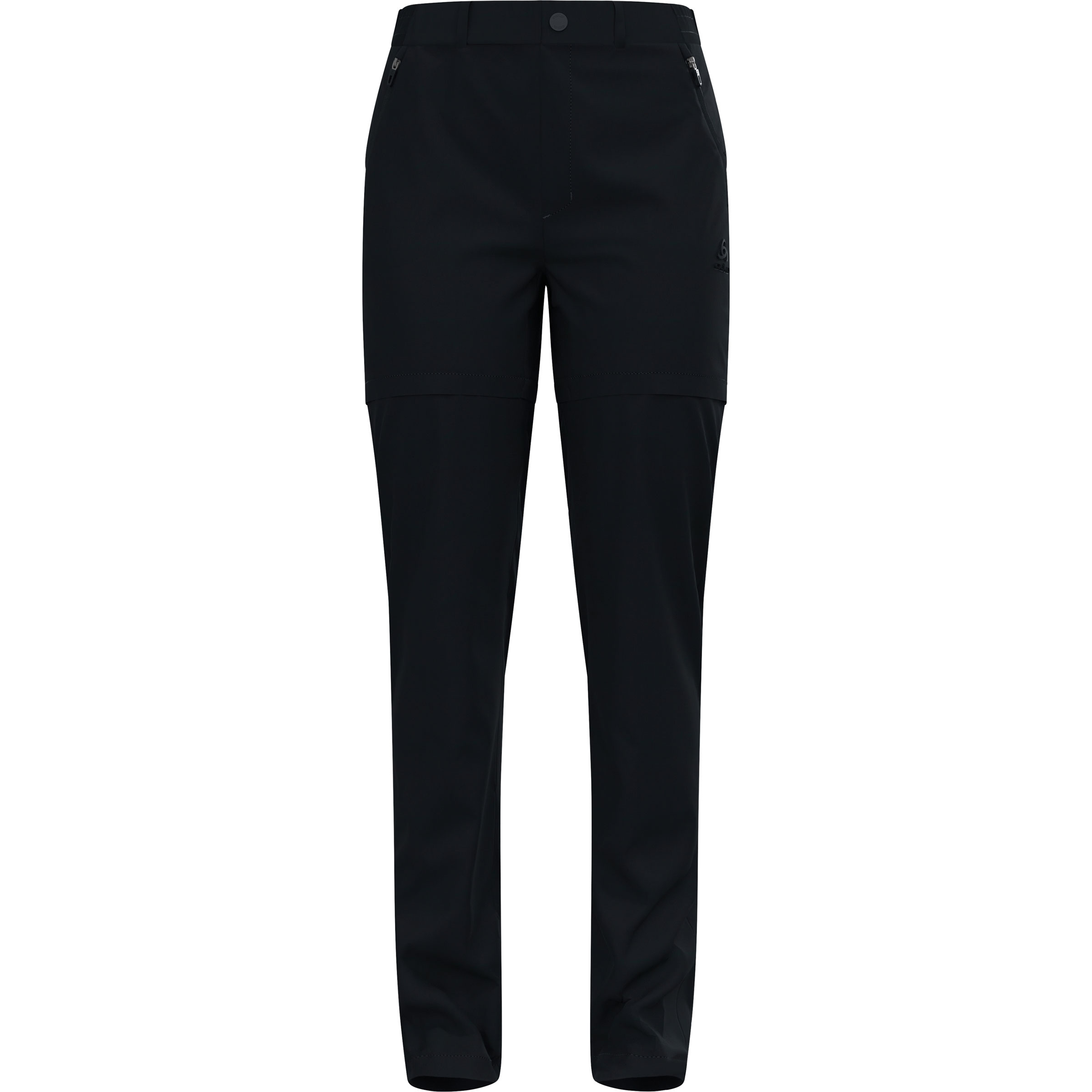 Odlo Ascent Light Zip-Off Hose Damen Zip-Hosen schwarz Größe S Camping Windabweisend Wasserabweisend