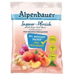 Alpenbauer Gefüllte Bonbons »Ingwer-Pfirsich« zuckerreduziert 60g