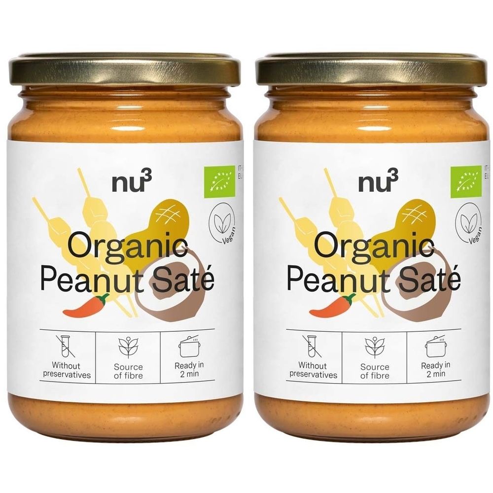 nu3 Organic Peanut Saté x2 2x320 g Futter