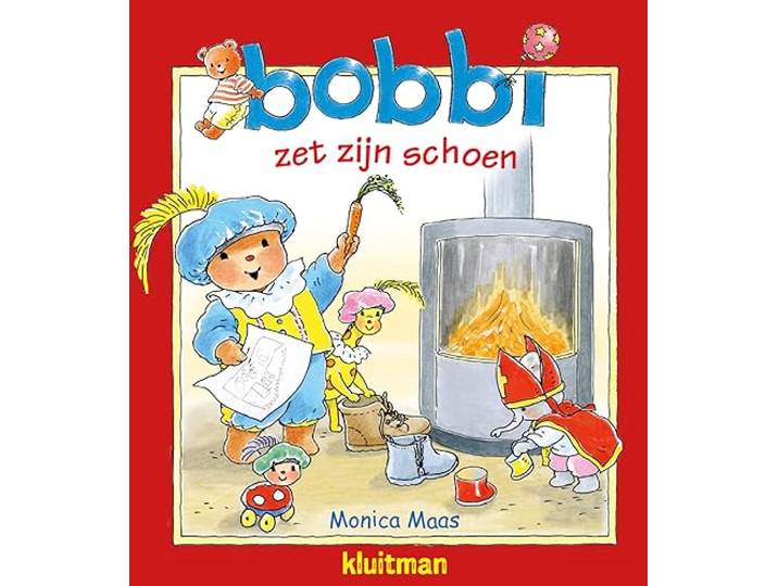 Bobbi zet zijn schoen