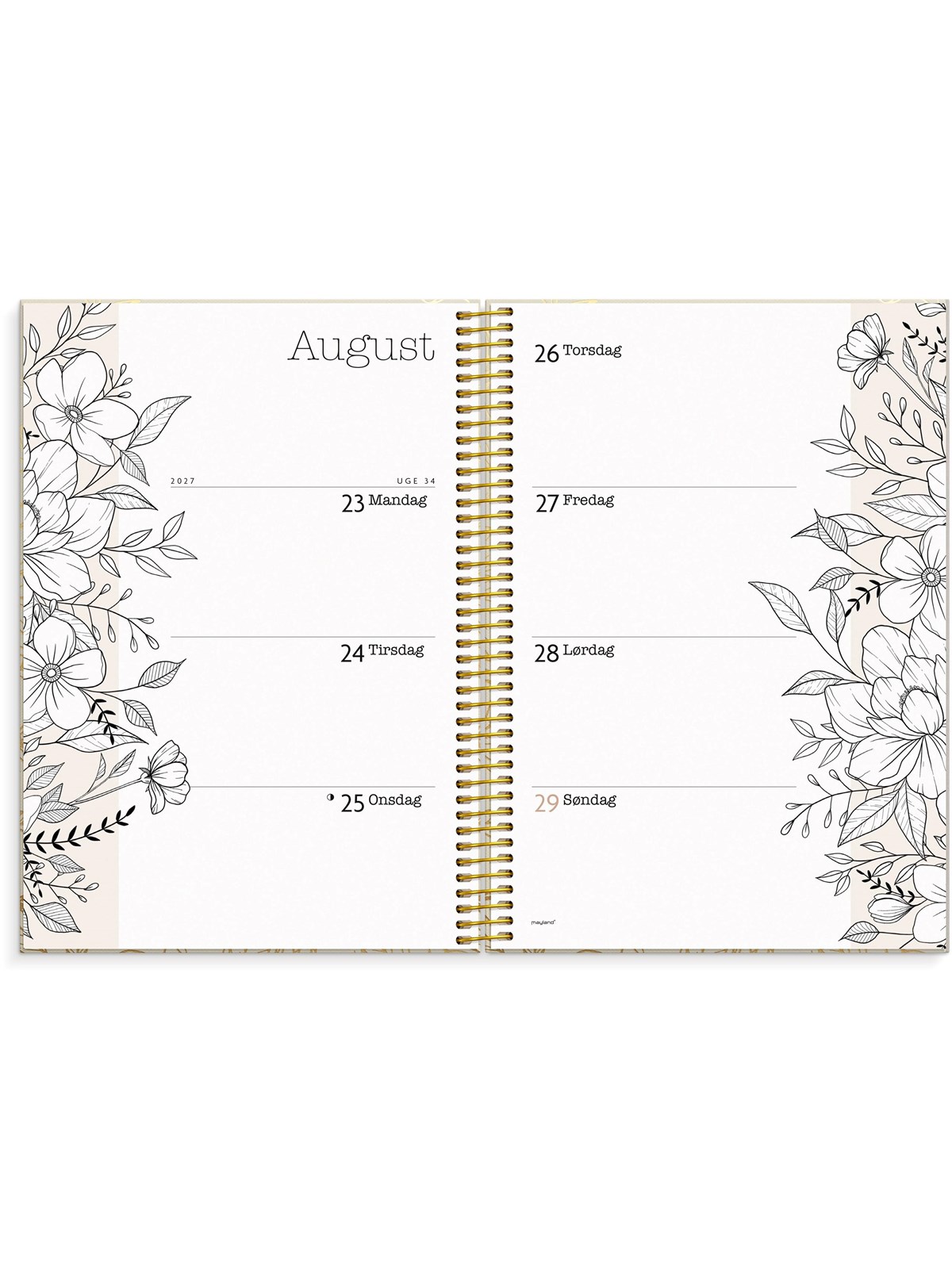 Mayland Life Planner Bloom 2027