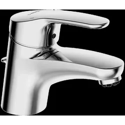 HANSA HANSAMIX XS Waschtischarmatur, Niederdruck, für offene Heißwasserbereiter, mit Ablaufgarnitur, Ausladung: 127 mm, 01321183