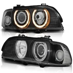 Xenon Scheinwerfer Angel Eyes passend für BMW 5er E39 Bj. 95-00 Chrom