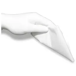 RS PRO Cleanroom Dry Wipes,9x9in.100, Reinigungsutensil, Weiss
