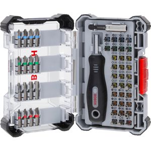Bosch Bitset Extra Hard, 2607012080, Professional, 50-teilig, Schlitz, Kreuzschlitz, Torx