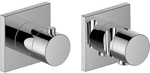 Keuco IXMO Set Thermostat 59753010022 Fertigset, Umstellventil, Schlauchanschluss, eckig