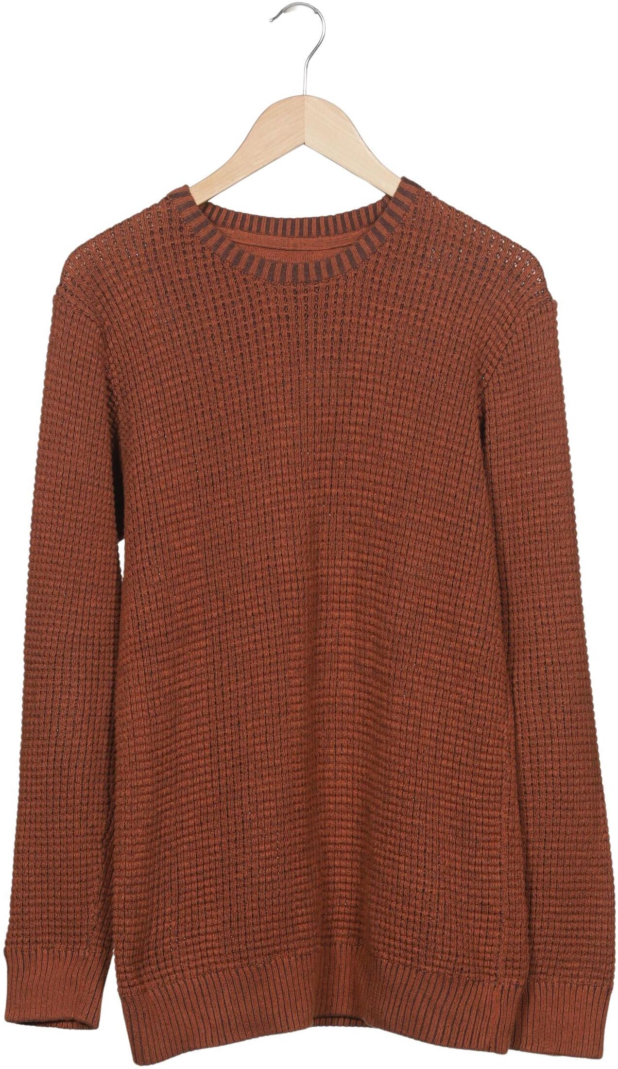 Suit Herren Pullover, Braun, Gr. M, Baumwolle - Second Hand