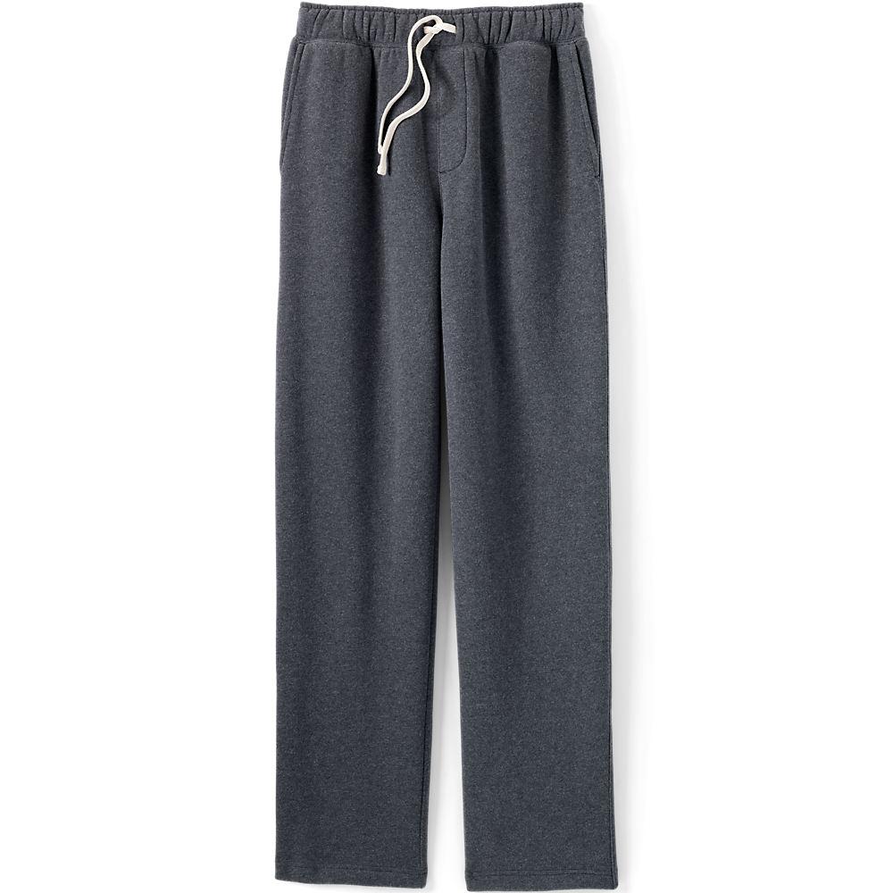 Serious Sweats Jogginghose in Tall-Größe, Herren, size: tall, Schwarz, Baumwoll-Mischung/Polyester-Mischung, by Lands' End