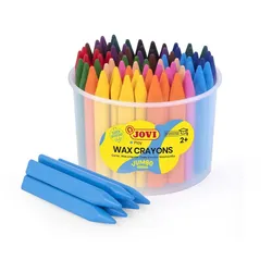 JOVI Wachsmalstifte Jumbo Easy Grip Dose, 72 Stifte