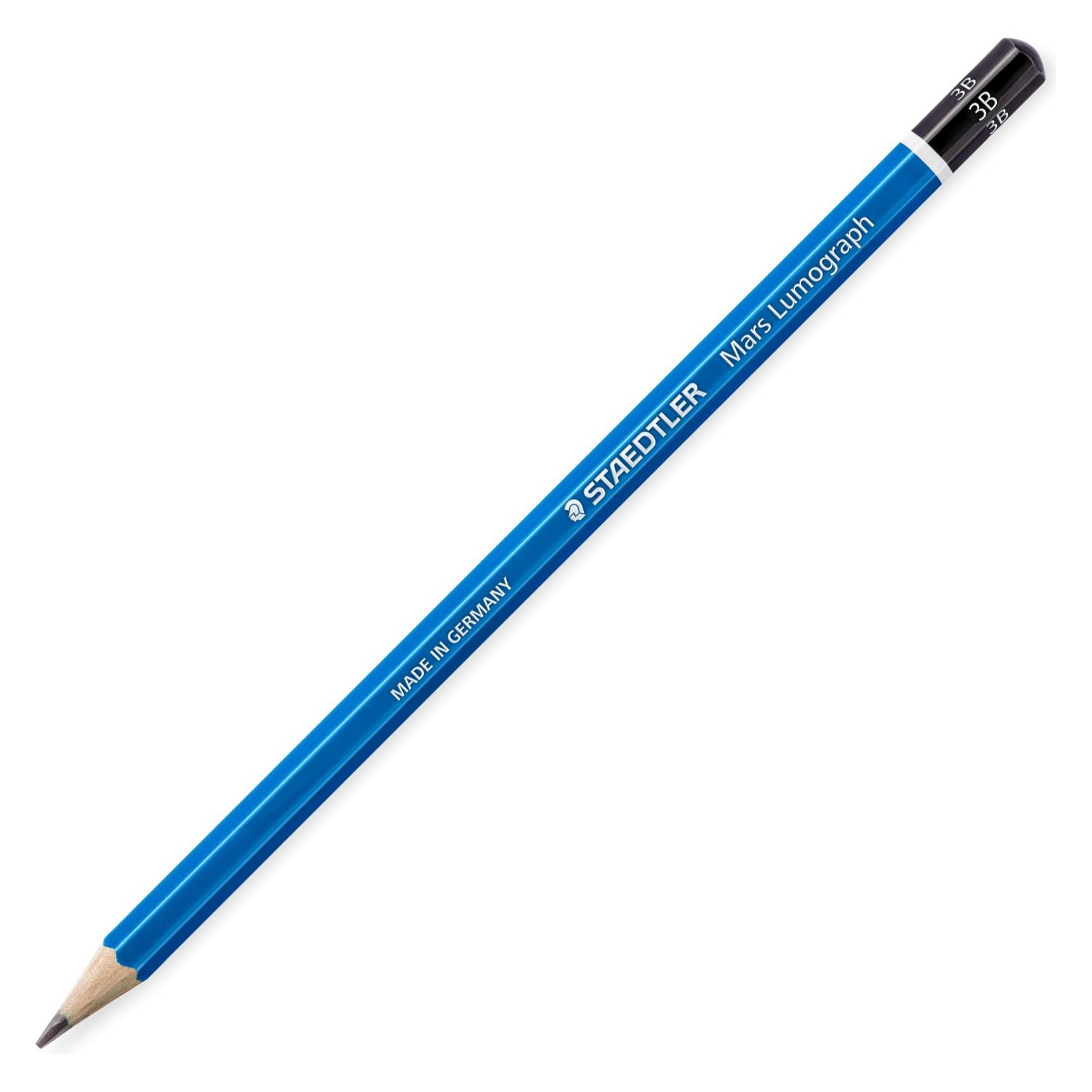 Staedtler Bleistift Mars Lumograph 100 (2 mm, 3B, 1x) (100-3B)