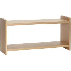 Hübsch Wandregal 62 cm aus Holz doppelt