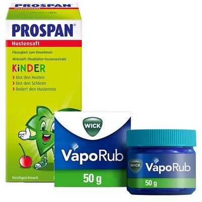 Erkältungsset Wick VapoRub + Prospan Hustensaft 1 St Set