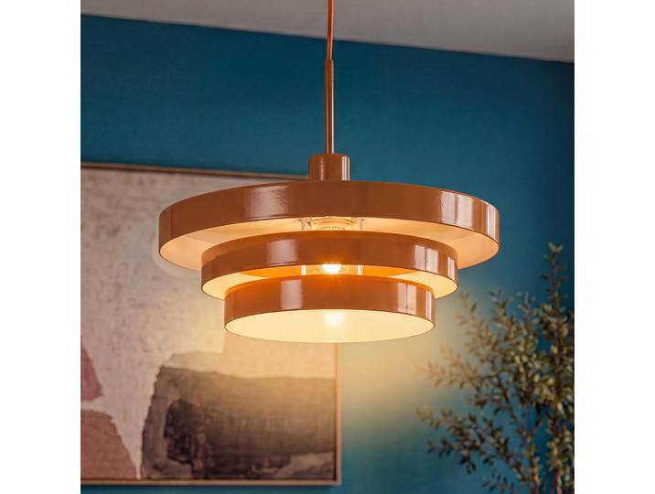 OSRAM Hängelampe Decor Layer, dimmbar, gelb / orange, für Wohn- / Esszimmer, Metall, Modern, Pendelleuchte