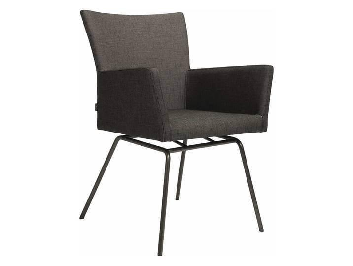 Stern Sessel ARTUS VIP Edelstahl schwarz matt Bezug Outdoorstoff