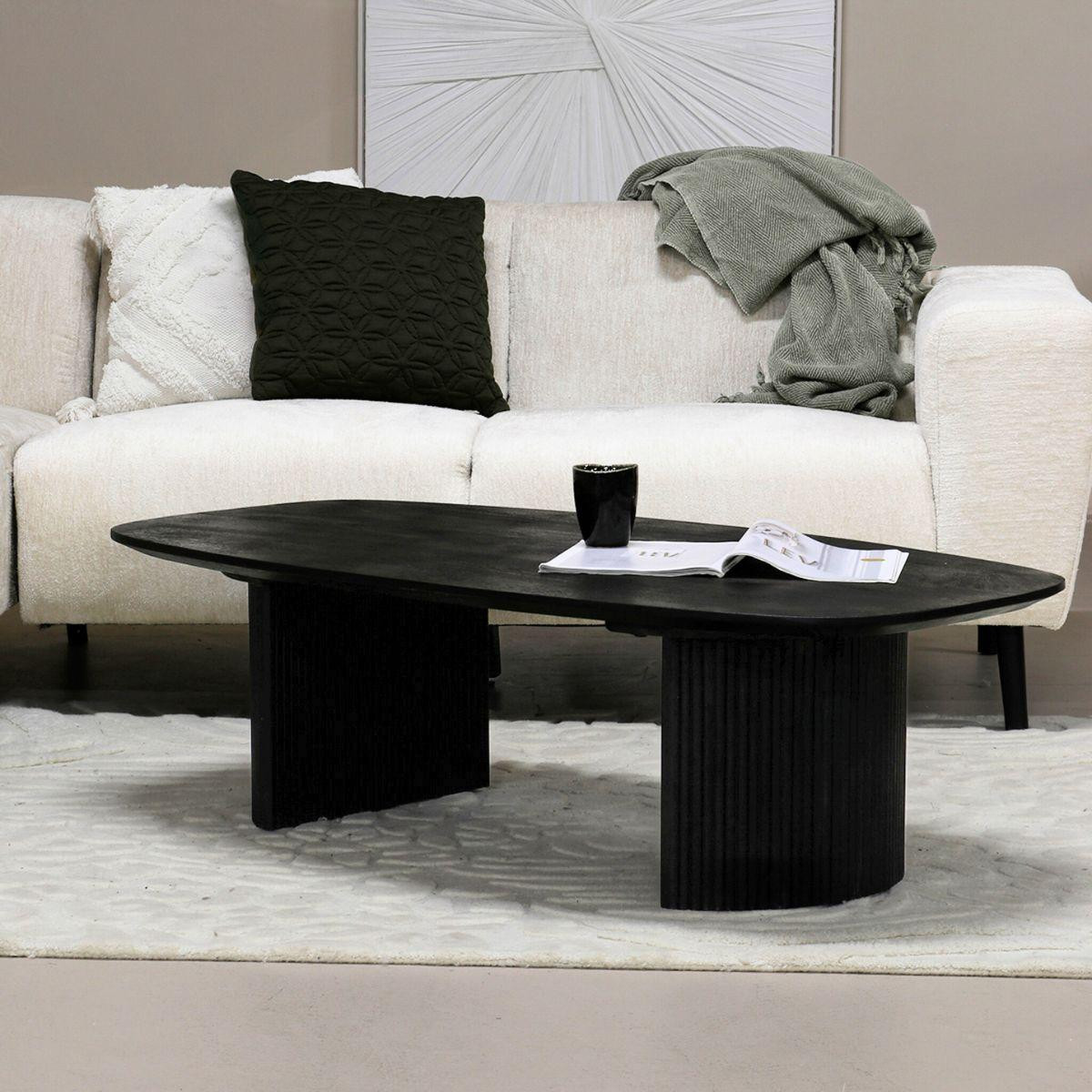 Salontafel Feline Zwart 130cm van Giga Meubel