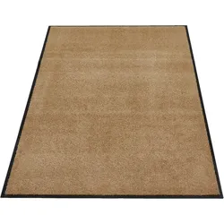 andiamo Fußmatte Super Wash and Clean beige uni 90 x 120 cm