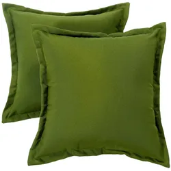 OUTDOOR-KISSEN 2er-Set grün 45/45 cm