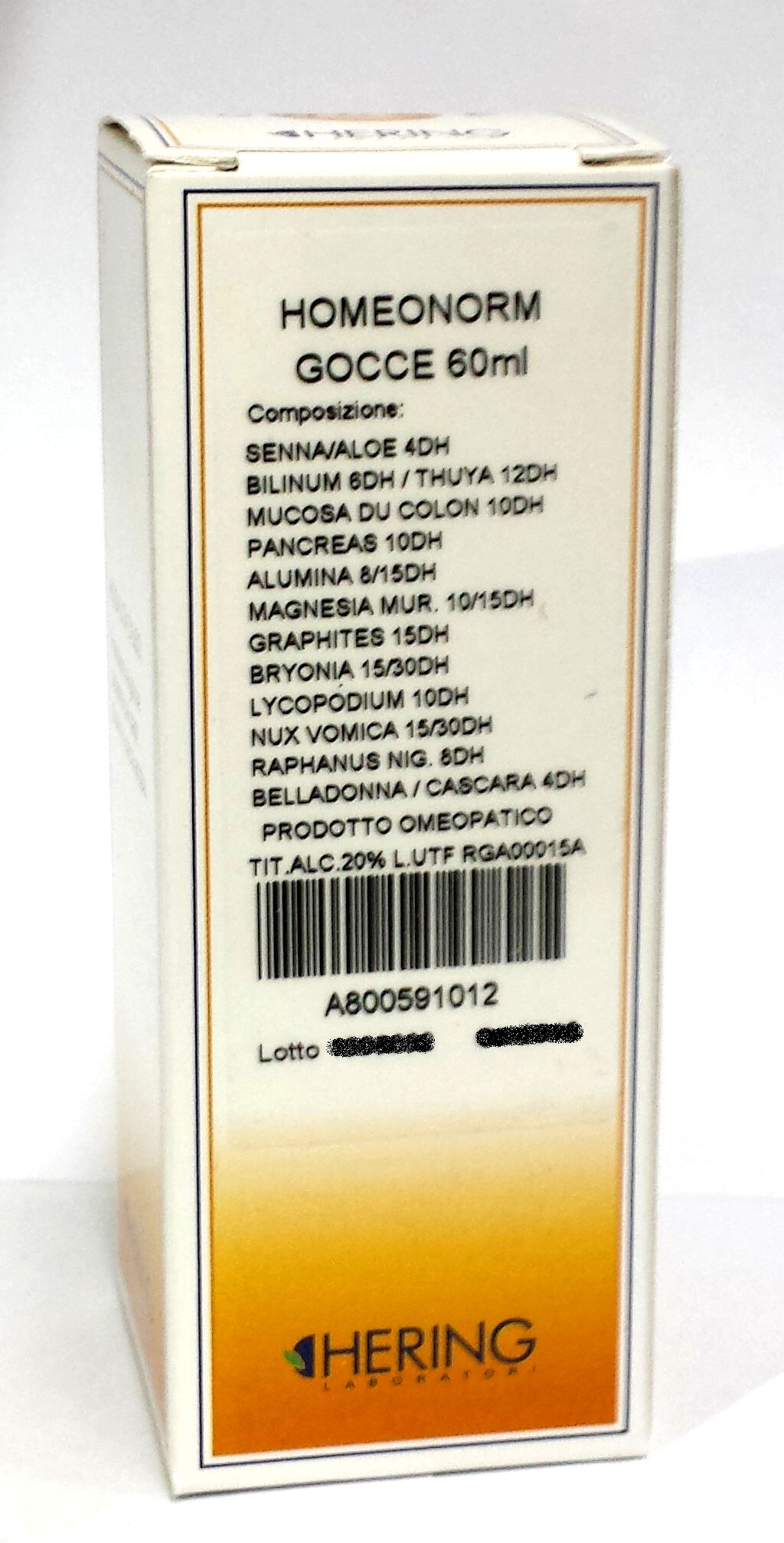 HERING Srl HOMEONORM gocce Gtt 60ml