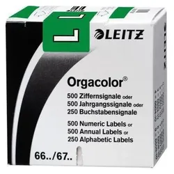 Leitz, Ordner Zubehör, Orgacolor Grün