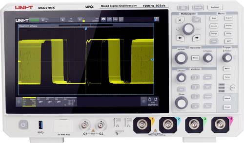 Uni-T MSO2104X Digital-Oszilloskop 100MHz 100 Mpts 1St.