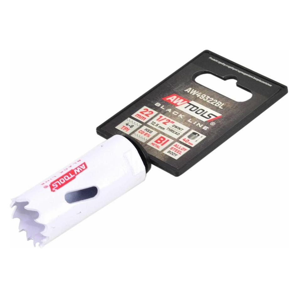 Awtools OTWORNICA BIMETALOWA HSS-Co 8% 22mm BLACK LINE (22 mm) (62381869)