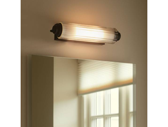 Applique murale Nimal Double, noire, IP44, plastique, métal - Nordlux - Salle de bains - Multi-ampoules