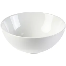 Runde Waschschale aus weißer Keramik D32 cm ZIA