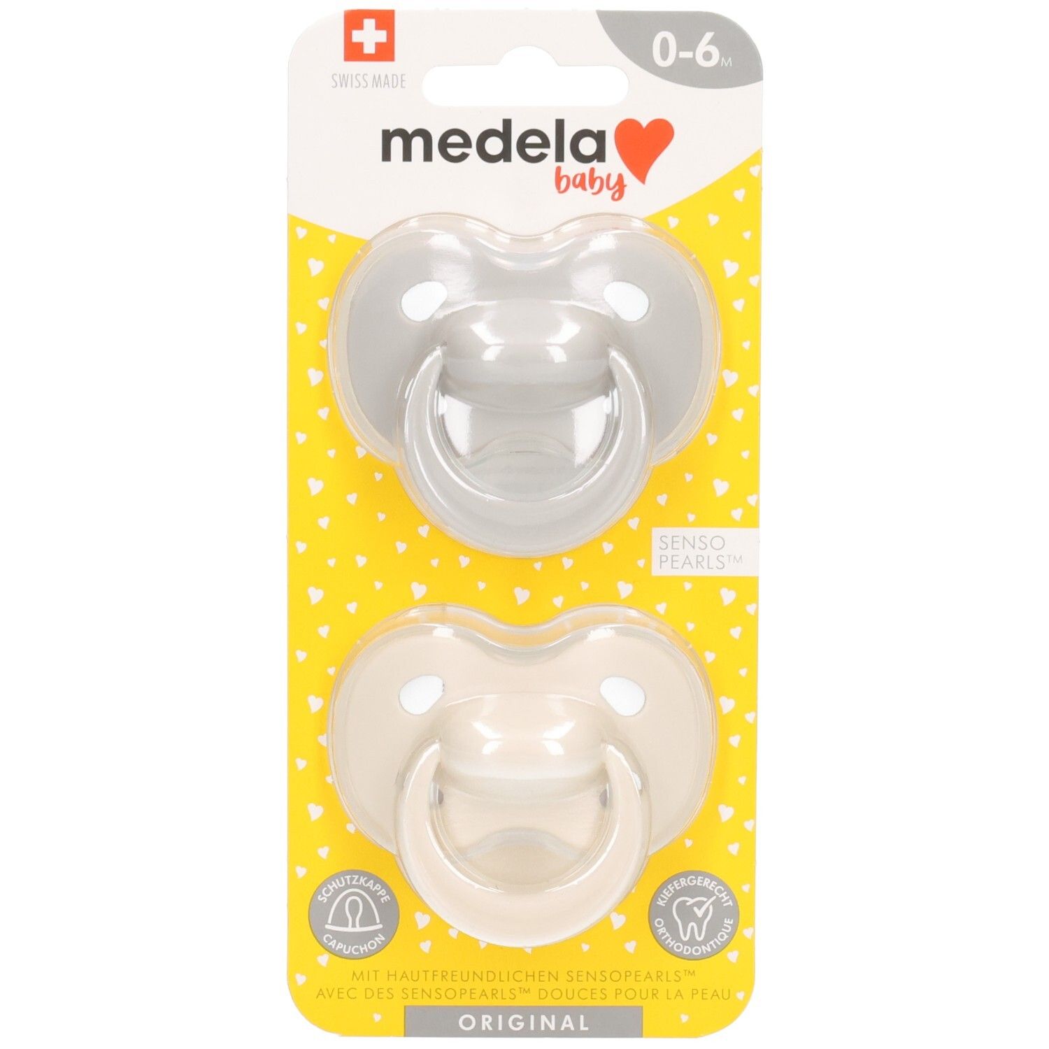 Medela Baby Schnuller Orig.Duo pastel unisex 0-6M. 2 St