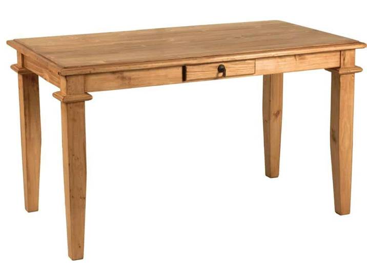 MiaMöbel Mexico Esstisch 140x75cm Massivholz Pinie Landhaus Mexiko Möbel Mexikanisch