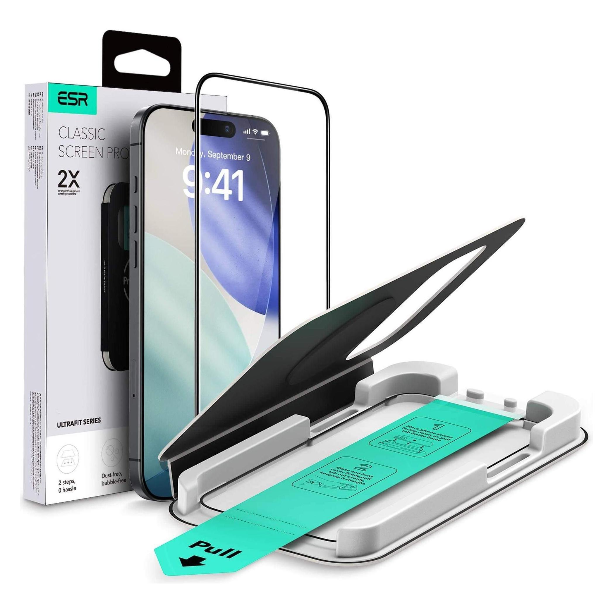 ESR UltraFit Classic Screen Protector (1 Stk., Apple iPhone 17 Pro) (1D880003)