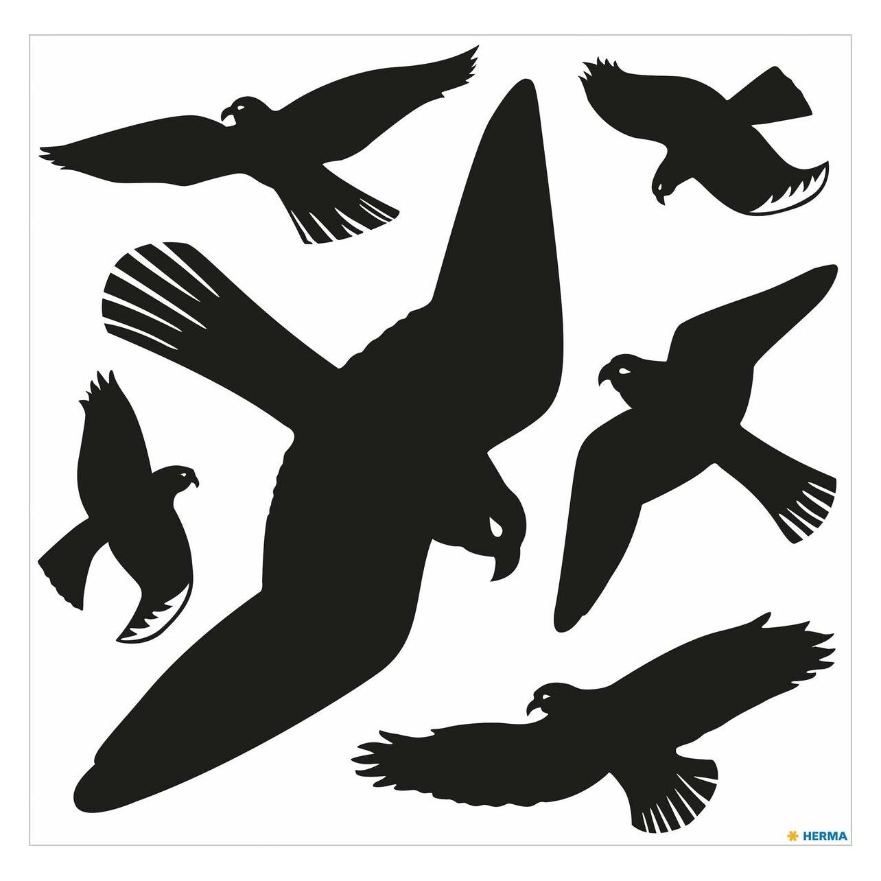 Herma Warnvögel Aufkleber (6 Sticker) (5999)