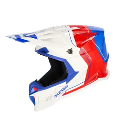 Acerbis T711, Motocrosshelm - Weiß/Rot/Blau - XS