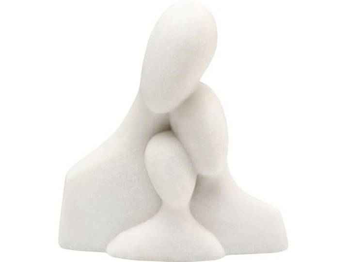 Kare Design Deko Figur Soft Family, Weiß, Accessoire, Wohnzimmer, Deko für Regale oder Sideboards, Deko Skultpur, Dekoration, 30x28x13 cm (H/B/T)
