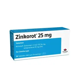 Zinkorot 25 mg Tabletten (50 Stück)