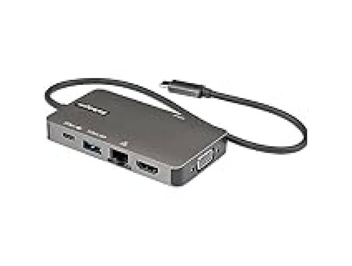 StarTech Mini Dock USB-C 6-en-1, HDMI 4K 30Hz ou VGA, 100W PD, GbE, USB